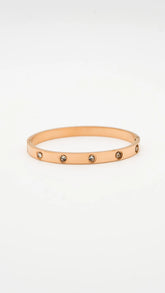 Lustre Rose Gold Bangle